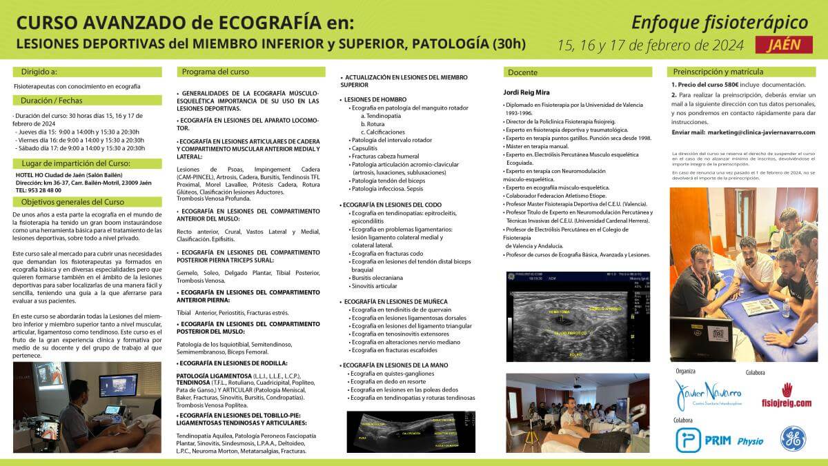 Curso avanzado de ecografía